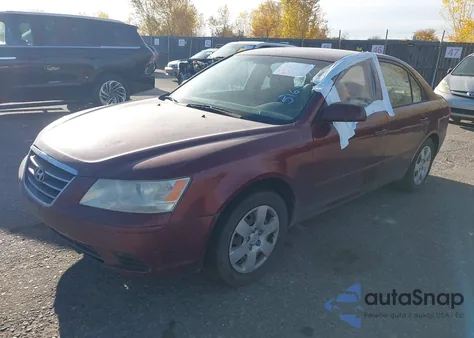 2009 Hyundai Sonata Gls from USA, damaged, VIN 5NPET46C89H516547